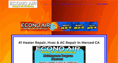 Desktop Screenshot of econo1air.com