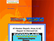 Tablet Screenshot of econo1air.com